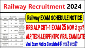 Railway RRB JE ​​Other Posts CBT