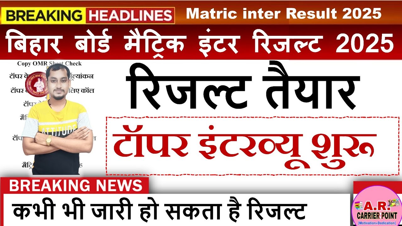 Bihar Board 12th Class Exam Result 2025